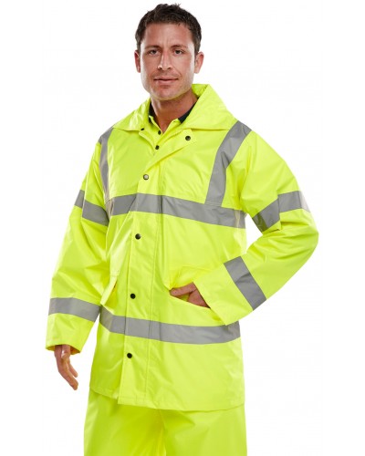 BSeen Hi-Vis Lightweight Jacket Yellow